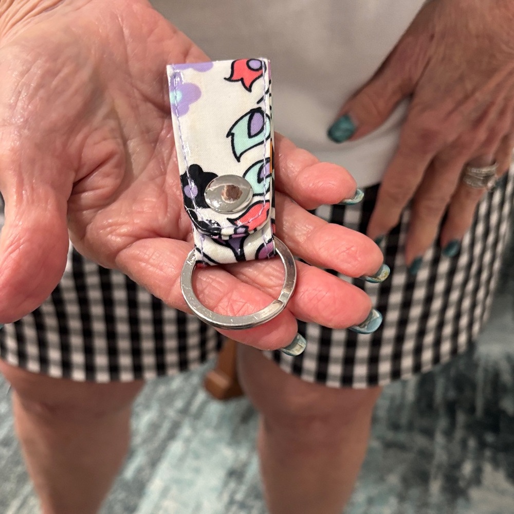 Floral Keychain Holder